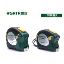 世達(dá)SATA工具LED燈鋼卷尺3米 5米盒尺 型號(hào)91346 91347