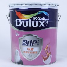 多樂(lè)士竹炭勁護(hù)潔盾室內(nèi)墻面乳膠漆家用調(diào)彩白色墻面涂料 18L/桶